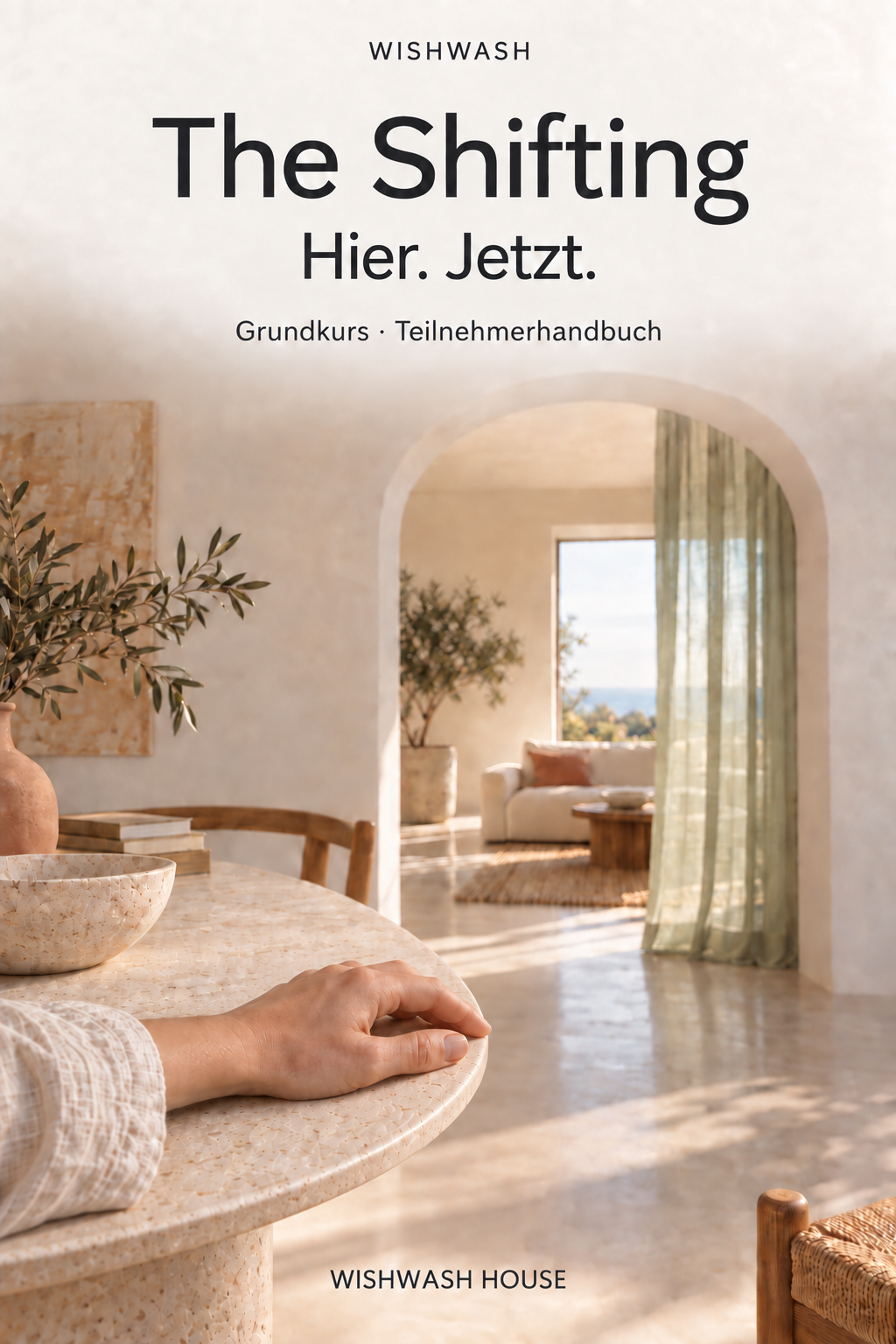 Cover des Teilnehmerhandbuchs The Shifting – Hier. Jetzt.